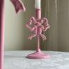Single Head French Bow Candlestick Wrought Iron Candle Containers  Western Decoration