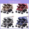 Baby Stroller Twins Lightweight Foldable Convertible Seat Outdoor Tools Gift