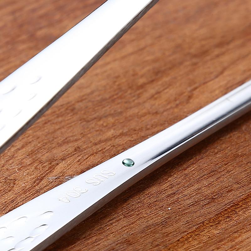 Зажим для барбекю из нержавеющей стали, кухонные щипцы для еды, переносной пинцет для барбекю, сервировочный зажим для шведского стола, приготовление картофеля фри, кухонный инструмент