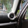Пара серебристых накладок на центральный дефлектор кондиционера для Suzuki Jimny -