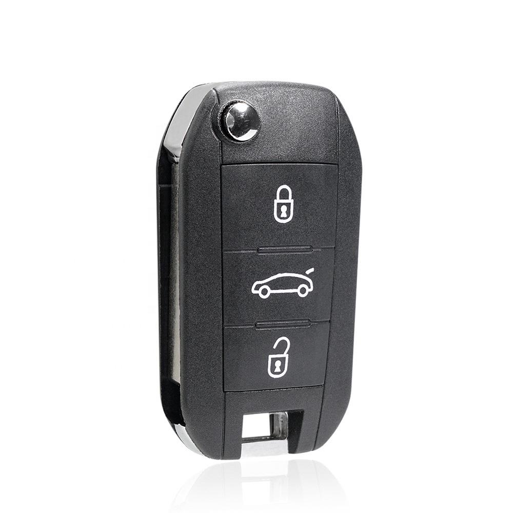 Blank Electronic Key forPEUGEOT 208 308 2008 3008 5008 301 CHIP ID46 Remote 433mhz FSK