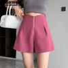 WTEMPO Summer Women's Suit Shorts High Waist Loose Fashion Shorts Wide Leg Shorts Casual Shorts Suit Shorts