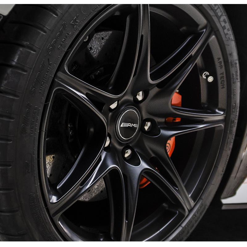 4Pcs Automotive Wheel Hub Center Cover Badge Sticker For Mercedes Benz AMG Smart W205 C300 W203 W206 W108 W124 W126 W140 W168