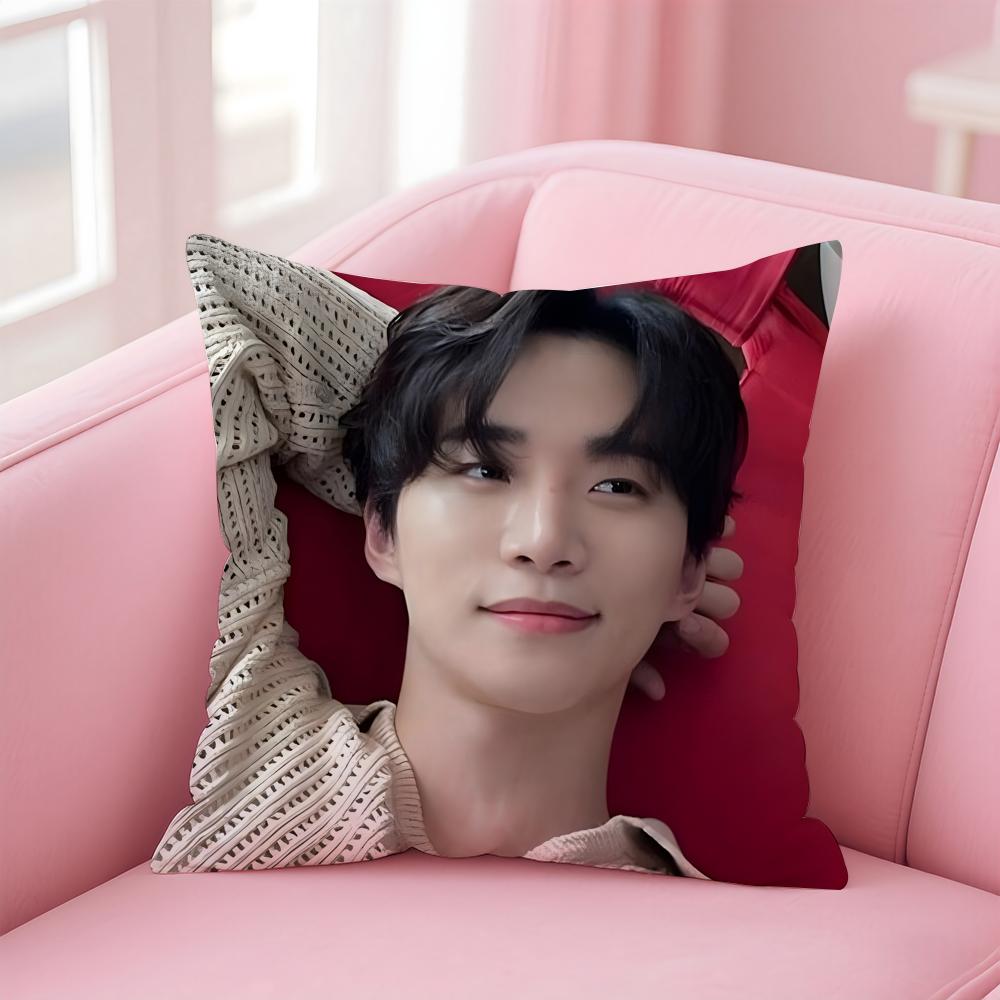 singer charismatic JJunho Cushion Cover Pillow Case Soft Skin Friendly Fabric  Concealed Zipper