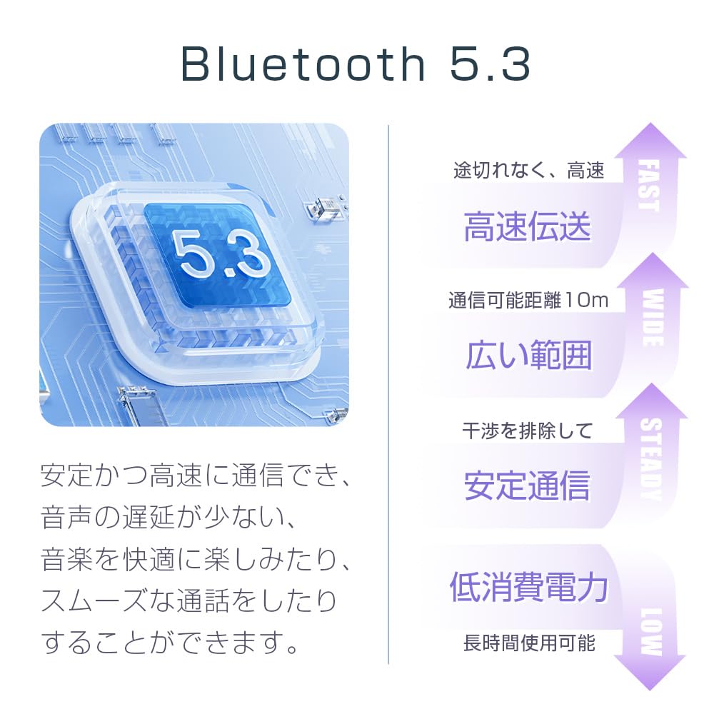Для SLuB Полностью беспроводные Bluetooth наушники с воздушной проводимостью звука, простые, автоматические, компактные и высокосовместимые с несколькими iOS и Android, с японской инструкцией