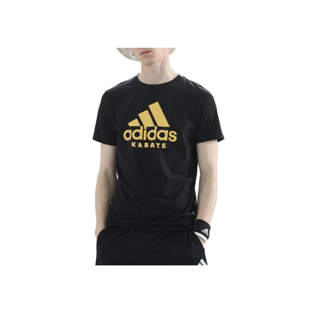 Adidas Moisture Wicking Letter Print Loose Fit Sports Casual Short Sleeve Crew Neck T-Shirt Men Tops ADICTKP-BG