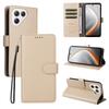 For TECNO Pova 7 Ultra 5G Case RFID Blocking 3 Card Slots PU Leather Phone Cover with Wrist Strap