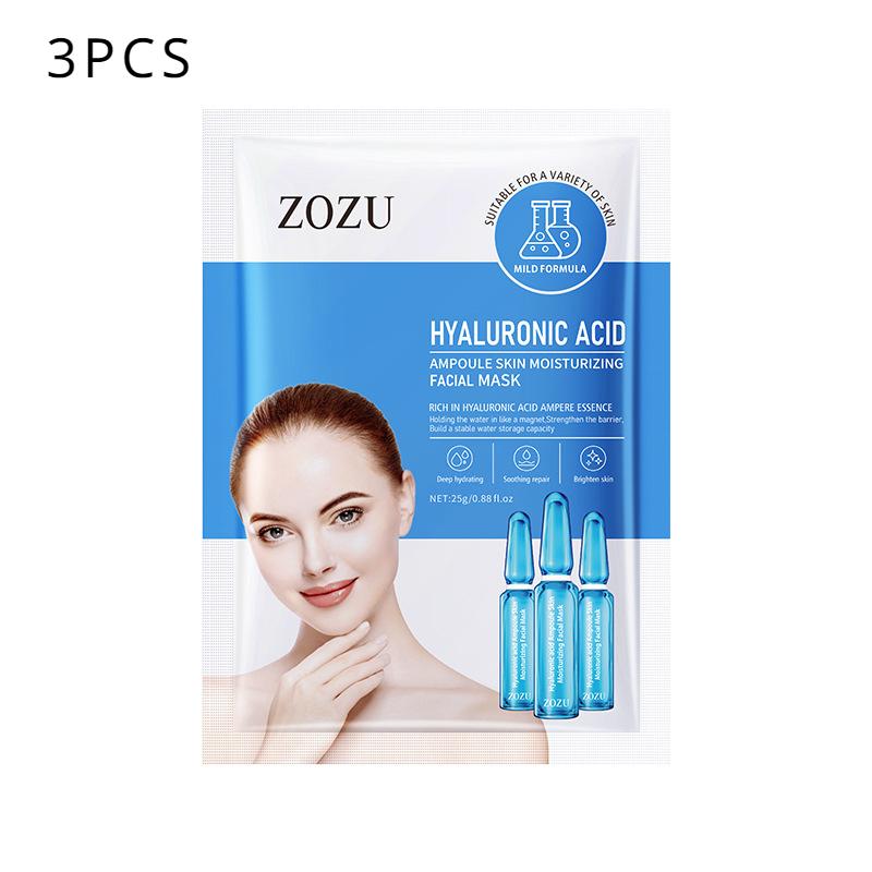 Маска для лица с ампулами гиалуроновой кислоты ZOZU Hyaluronic Acid Hydrating Mask