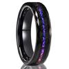 Черное кольцо из карбида вольфрама для мужчин Galaxy Обручальное свадебное кольцо Модная бижутерия Прочное Удобная посадка