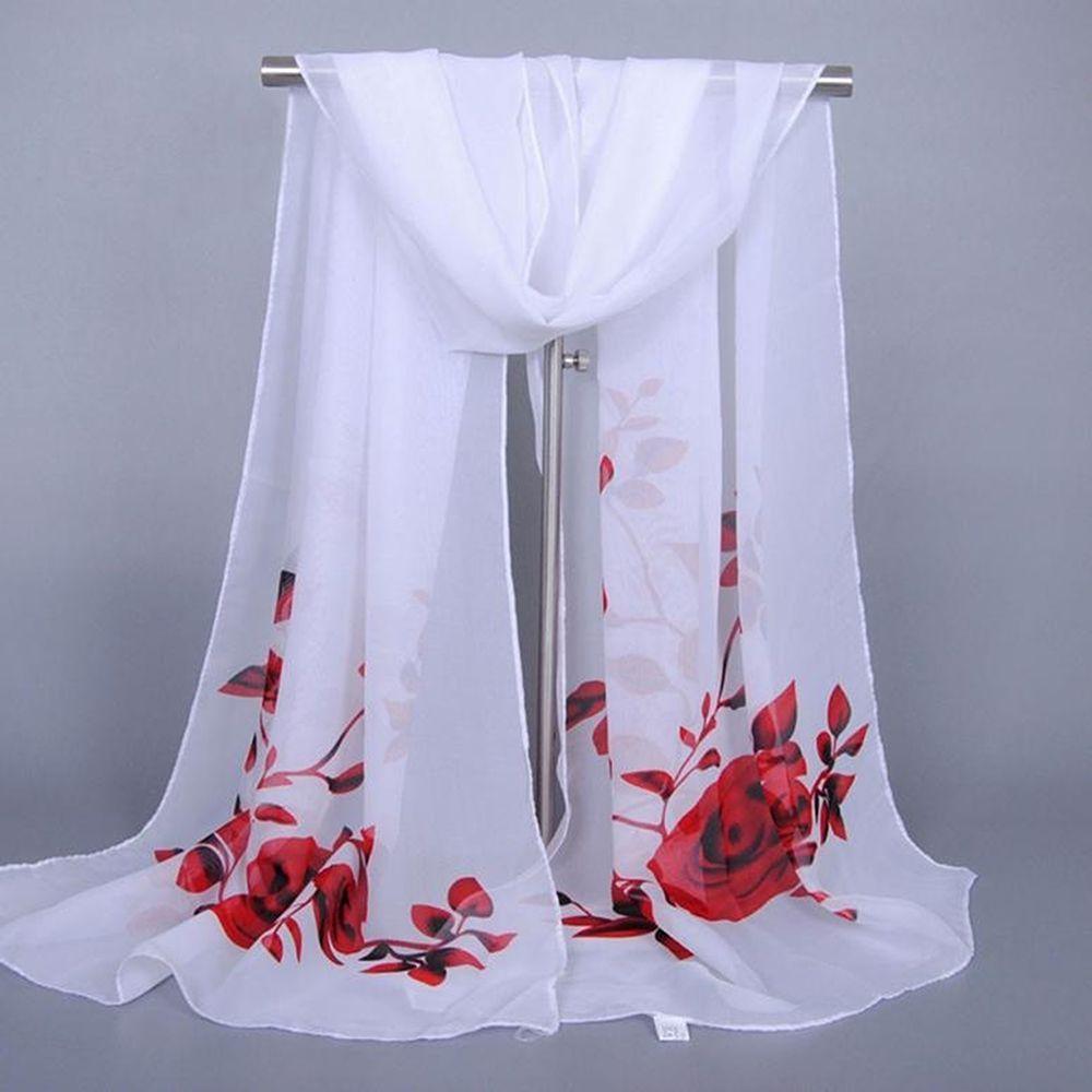 Women Ladies Soft Wrap Long Shawl Chiffon Scarves Scarf