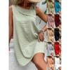 Loose Mini Tank Dress, Sleeveless Casual Dress For Summer & Spring, Women's Clothing