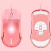 Ajazz AJ358 Gaming Computer Mouse RGB Transparent New Backlit Lightweight Pink AJ358 3D Optical Wired Laptop Desktop