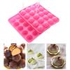 Silicone Mold Non-stick 20 Cavity Lolly Pop Cupcake Baking Molds with Sticks Reusable