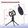 Настольный штатив, регулируемая микрофонная стойка для компьютера, видеочата, игр, подкастинга, записи встреч