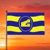 Guanica Flag. Comes with 2 Rings, Suitable for Home/garden/outdoor/indoor Use, Available In Multiple Sizes. Wall Banner, Poster Banner, Flag Banner, S