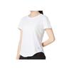 Under Armour Solid Crew Neck Short Sleeve T-Shirt Women Tops White 1373399-100