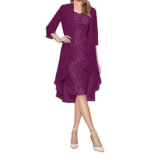 Женское сексуальное платье миди с V-образным вырезом и рукавами средней длины, однотонное, с оборками, кружевное платье большого размера