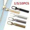 1/5/10 шт. Съемные металлические пуллеры для молнии в различных отделках для шитья и ремонта своими руками