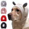New Knitted Hat for Medium and Large Dogs - Luxurious, Cozy, and Soft Noise-Canceling Accessory To Keep Your Furry Friend Warm a