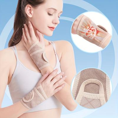 Мужские и женские спортивные нарукавники для фитнеса, тяжелой атлетики, баскетбола, вязаные браслеты