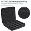 Pool Ball Bag American Black Eight Ball Storage Bag Case Canvas  Foam Can Hold 17 American Balls