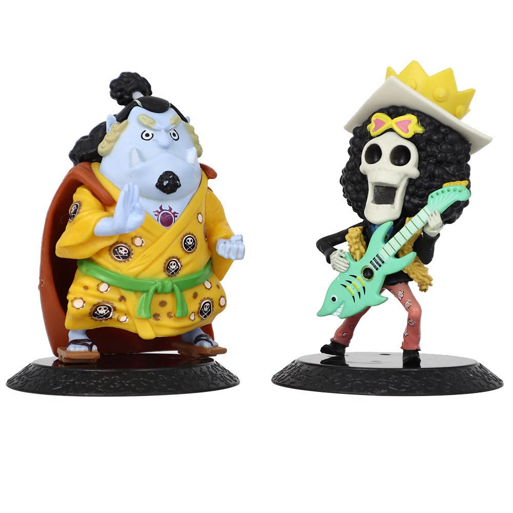 Adorable One Piece Anime Model Toys Featuring Luffy Zoro Nami Great For Party Decorations And Gifts