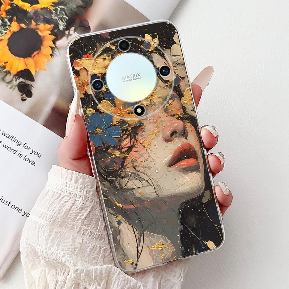 Чехол для Honor X9a Magic5 Lite Популярный Роскошный Расписной Чехол Мягкий Тонкий Чехол для Телефона Для Honor Magic 5 Lite HonorX9a Задняя Крышка Сумки