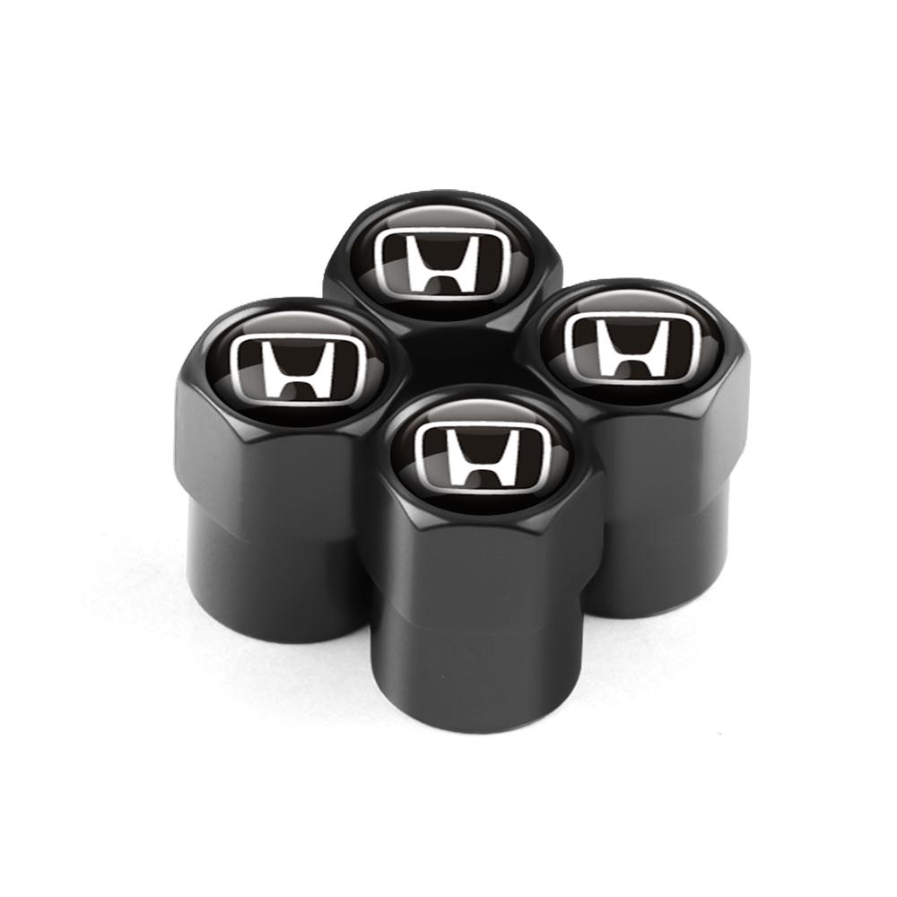Car Keychain Key Ring Auto Tire Wheel Valve Caps Accessories for Honda Civic 10th 11th Gen Hrv Jazz City Fit Accord 7 Crv Mugen wsdm59