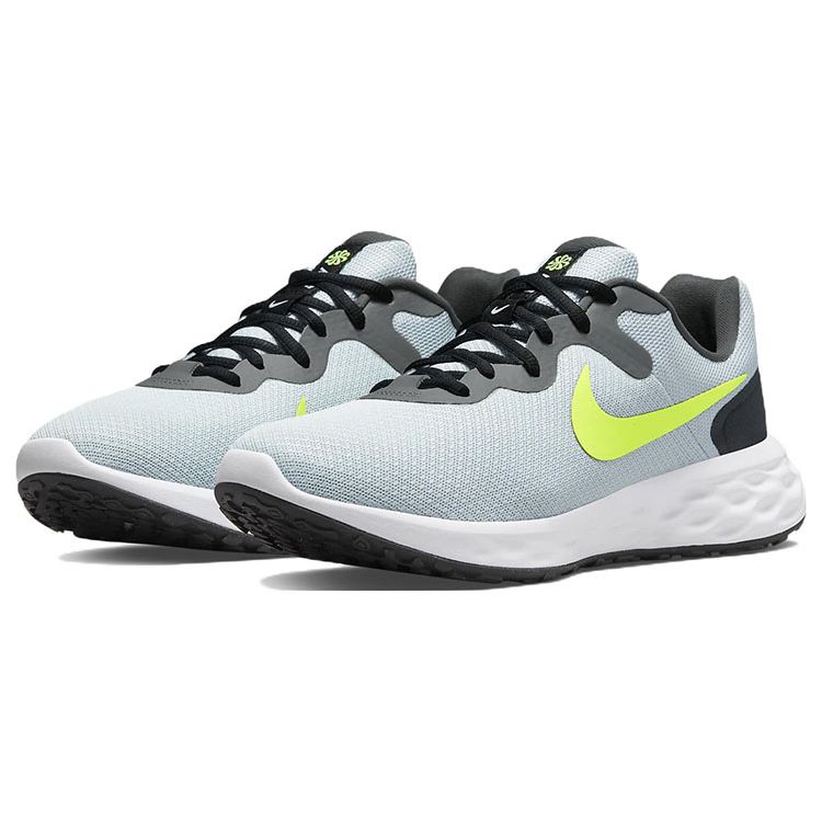 Nike Revolution 6 Next Nature Pure Platinum Volt мужские кроссовки серые белые черные DR9882-001
