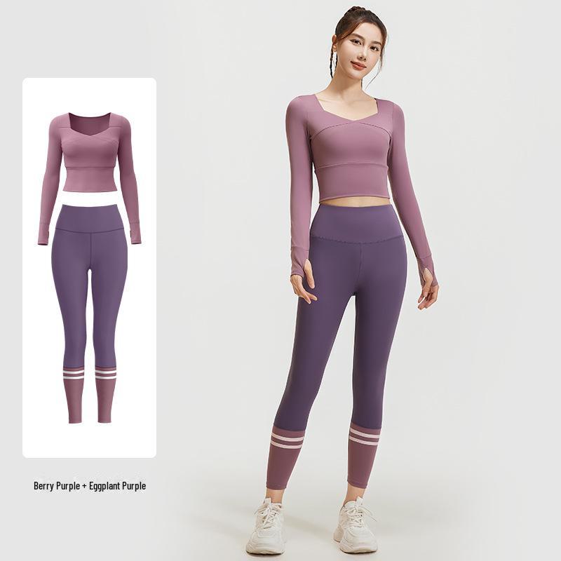 Juyitang Women's Stylish Yoga and Pilates Slim Fit Sports Suit