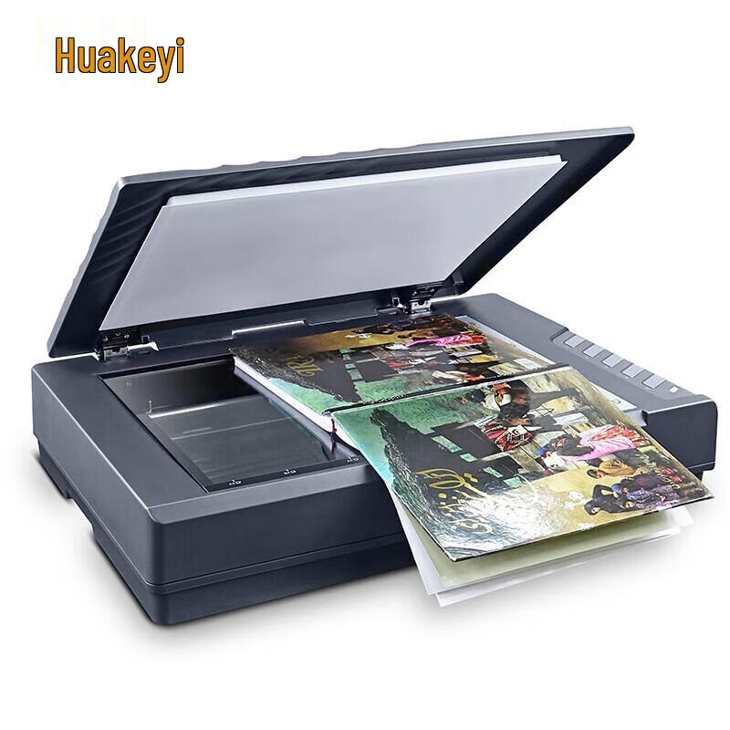 Huakeyi A380Plus A3 Flatbed Archive Scanner CN plug (adapter included)
