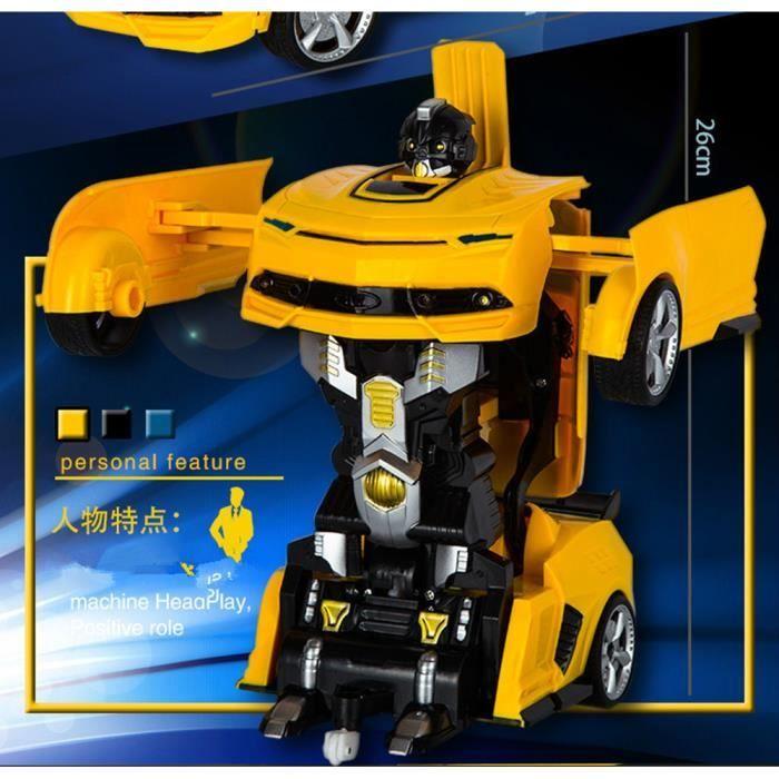 Модифицированный автомобиль робот модель пульт дистанционного управления деформация автомобиль пульт дистанционного управления трансформеры игрушка автомобили