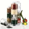 6pcs Transparent Stackable Seasoning Bottle Airtight Seal Spice Storage Bottle  Kitchen Accessories