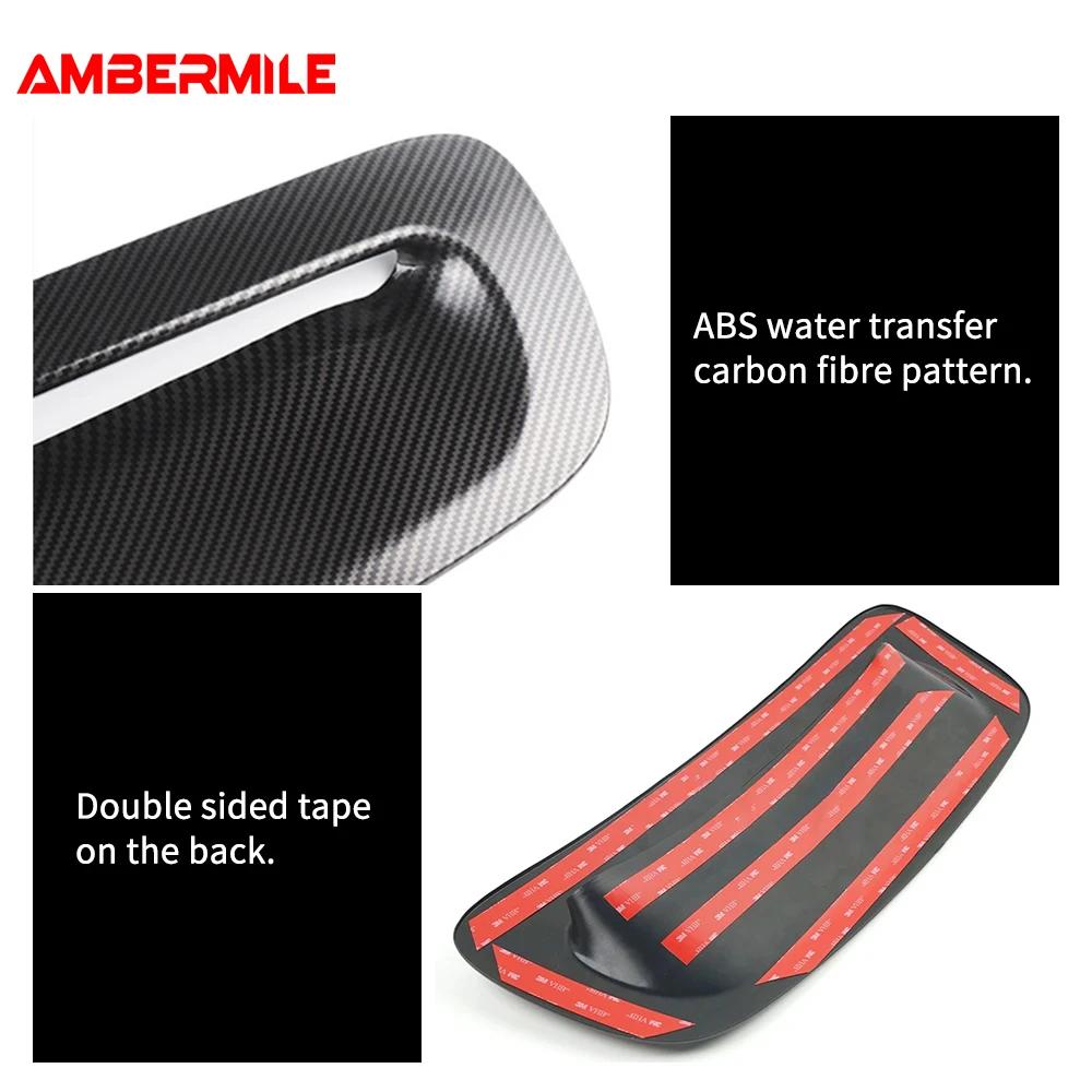 For Mini Cooper S JCW R56 R57 R58 R59 ABS Car Front Engine Hood Bonnet Vent Scoop Air Outlet Cover Trim Exterior Accessories