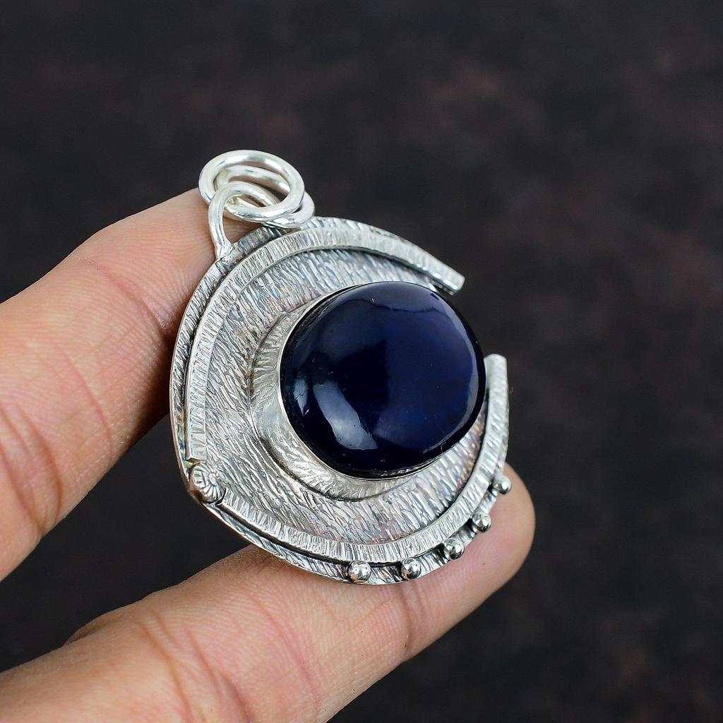 Подвеска из лабрадорита синего огня, подвеска из настоящего драгоценного камня, подвеска из стерлингового серебра 925 пробы, ювелирные изделия ручной работы в стиле бохо, уникальный дизайн, свадебные подарки