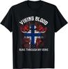 Норвежская гордость Viking Blood Скандинавия Подарок Норвегия Футболка S-5XL Q4736