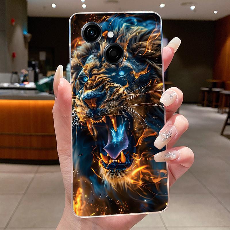 Чехол для Tecno Spark Go 1 Pop9 Роскошный Дракон Милый Крутой Мальчики Девочки Прозрачная Задняя Крышка Tecno Spark Go 1 1s Pop 9 Чехол для Телефона