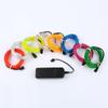 1m 3m 5m Glow EL Wire LED Neon Light Flexible 3V AA Battery Powered LED Rope Tube Sewable Tagled Lamp Clothing Dance Car