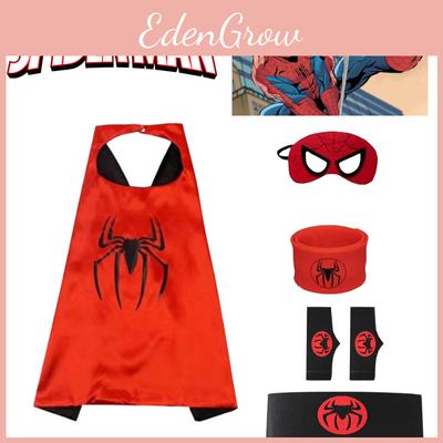 Человек-паук Героический плащ и маска Хэллоуин Мультфильм Аниме Перчатка-пусковое устройство Набор часов