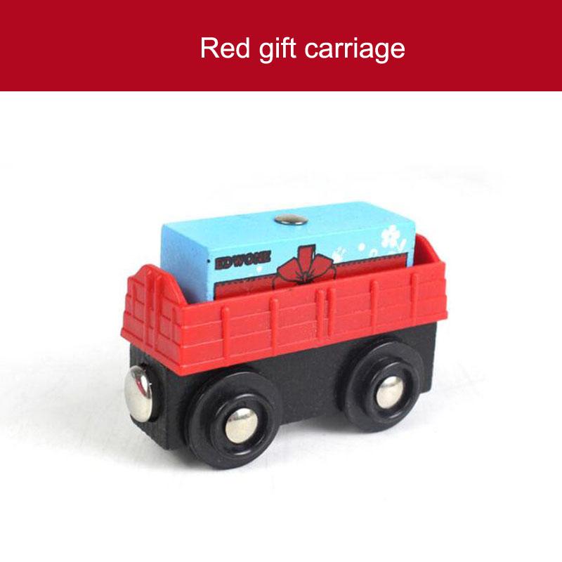 Деревянный магнитный поезд игрушечный локомотив деревянная железнодорожная машина аксессуары игрушки для детей подарки Fit Wood Biro Thomas Tracks