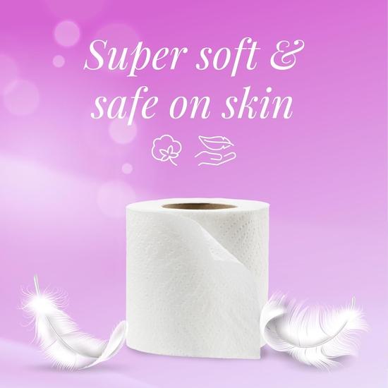 Оригами Туалетная бумага упаковка 6 рулонов, 140 отрывов каждый 3-слойная (Всего 6 рулонов, 840 листов)