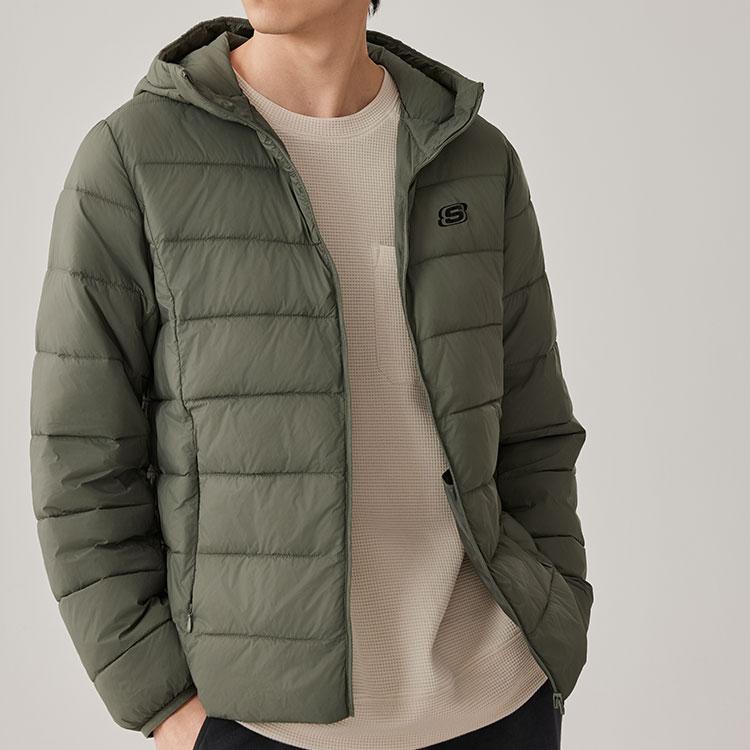 Skechers Technology Puffer Jacket Unisex Vetiver L425U088-01DR