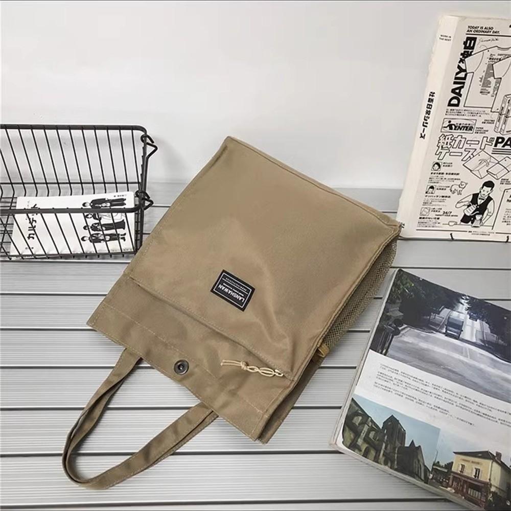 Large Capacity Male Commuting Tote Bag Casual Portable File Bag Stylish Lightweight Handbag  Travel