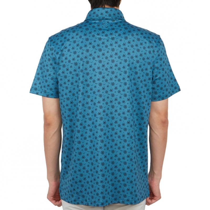 Galleria G Fore Pore Golfwear Мужская футболка с воротником и коротким рукавом G4mS23k060a pTrl