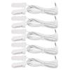 5pcs Bag 3.5mm Ear Clip Electrode Lead Wires Cable for TENS Unit Physiotherapy Machine