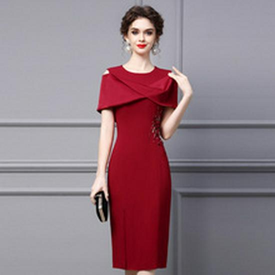 Zhilili Women's Belted A-line Dress for Spring/Autumn 2025 - Slimming Waist, Perfect with Coat