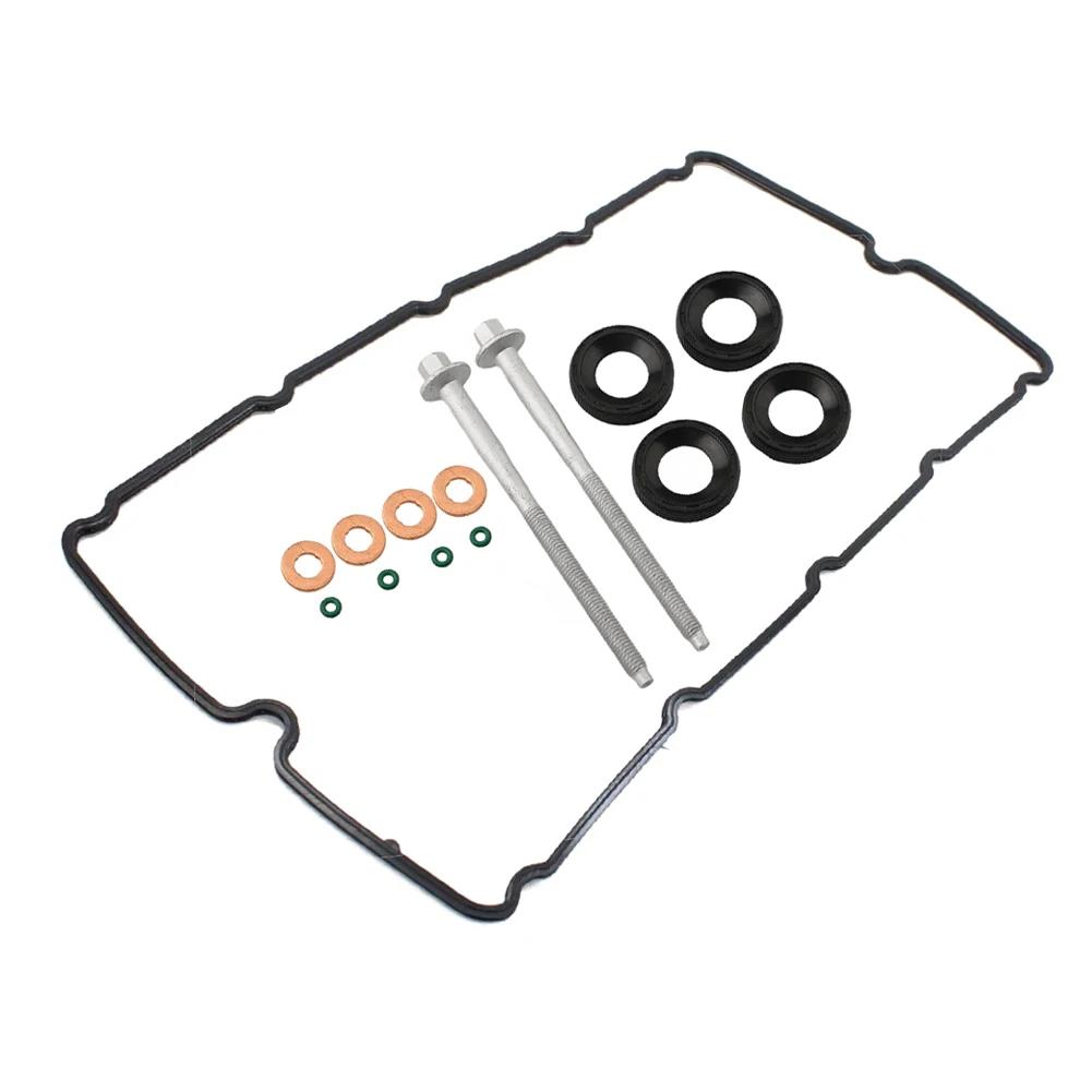 Injector Seals Bolts Valve Cover Gasket Set For Ford For Mondeo For Mk3 1372494 1143176 1372386 6C1Q-9T558-AA Gaskets SetGood product
