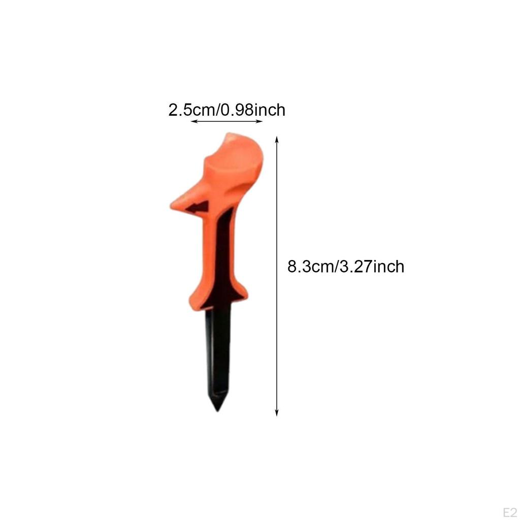 10 штук Гольф Ти Аксессуары Тренировочные Износостойкие Многоразовые Прочное Оборудование для Гольфа