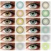 1 Pair Color Lens RUSSIAN Color Contact Lenses Beautiful Pupil Makeup Contact Lens Yearly Use Cosmetic Beauty Eye Lenses