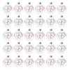 30 Pcs Iridescent Ball Ornaments Clear Christmas Balls Plastic Hanging Bubble Balls for Tree Party Indoor/Outdoor Decor